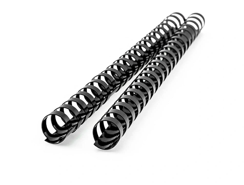 Canutillo q-connect redondo 16 mm plastico capacidad 145 hojas caja de 50 unidades