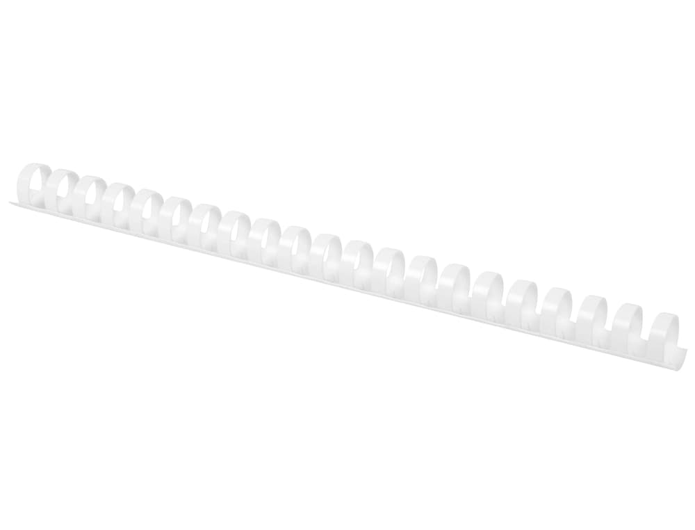 Canutillo q-connect redondo 18 mm plastico capacidad 160 hojas caja de 50 unidades