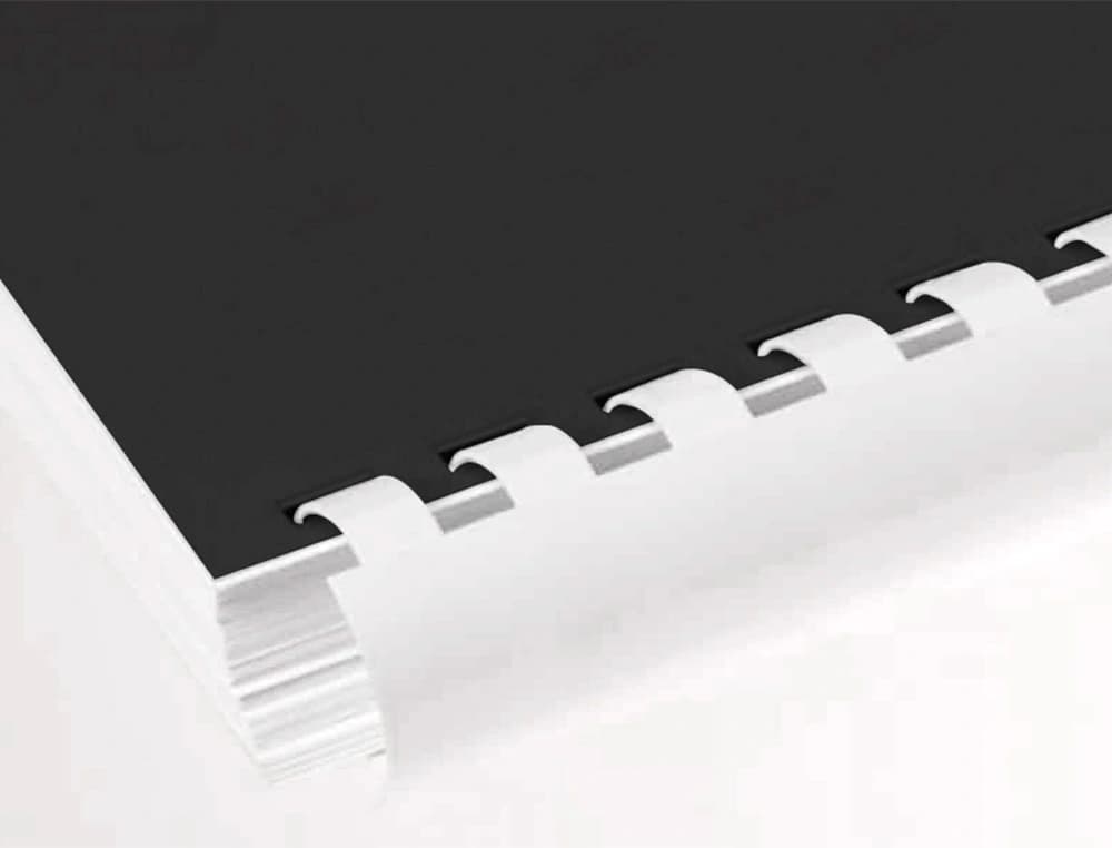Canutillo q-connect redondo 25 mm plastico capacidad 225 hojas caja de 50 unidades