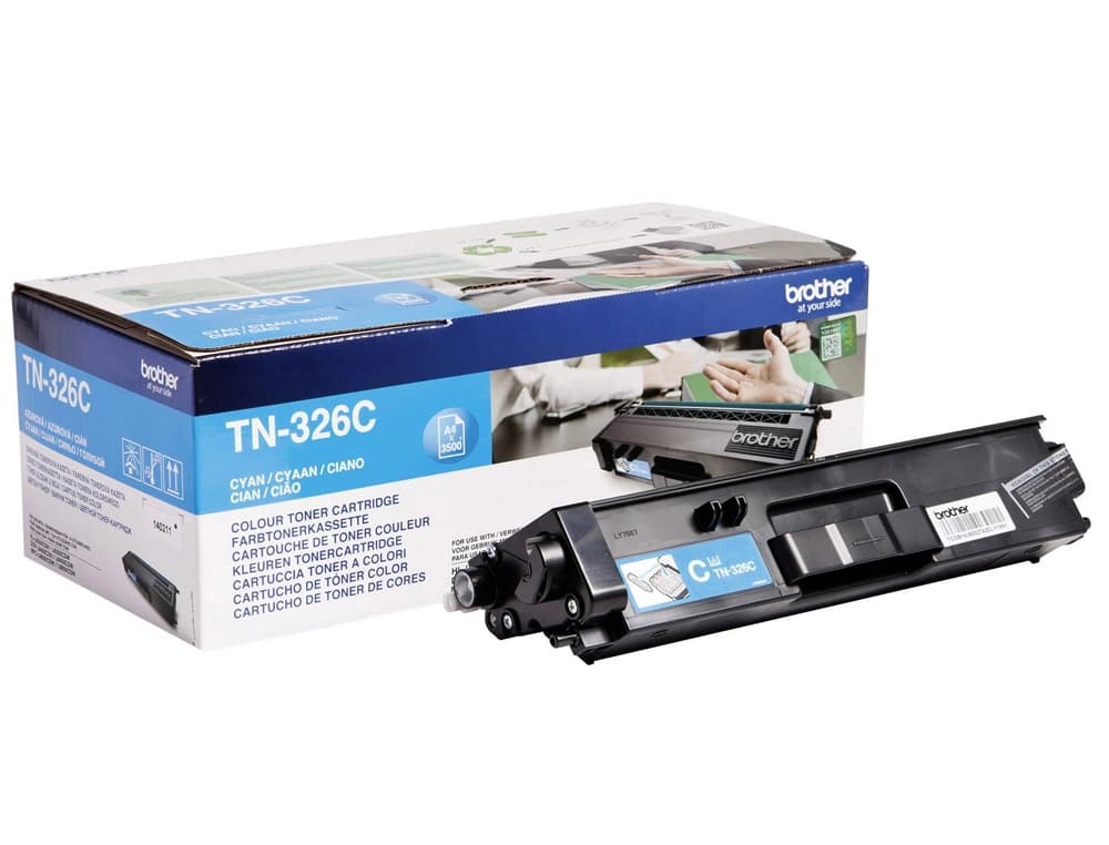 Toner brother tn-326c hll8250cdn / hll8350cdw alta capacidad cian 3500 pag