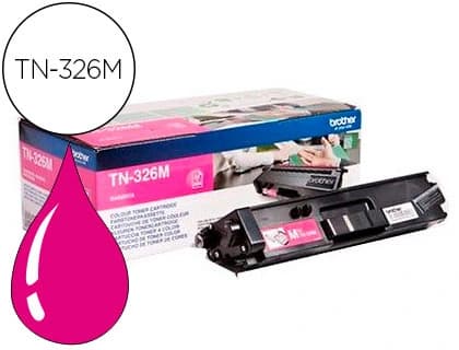 Brother Toner brother tn-326m hll8250cdn / hll8350cdw alta capacidad magenta 3500 pag