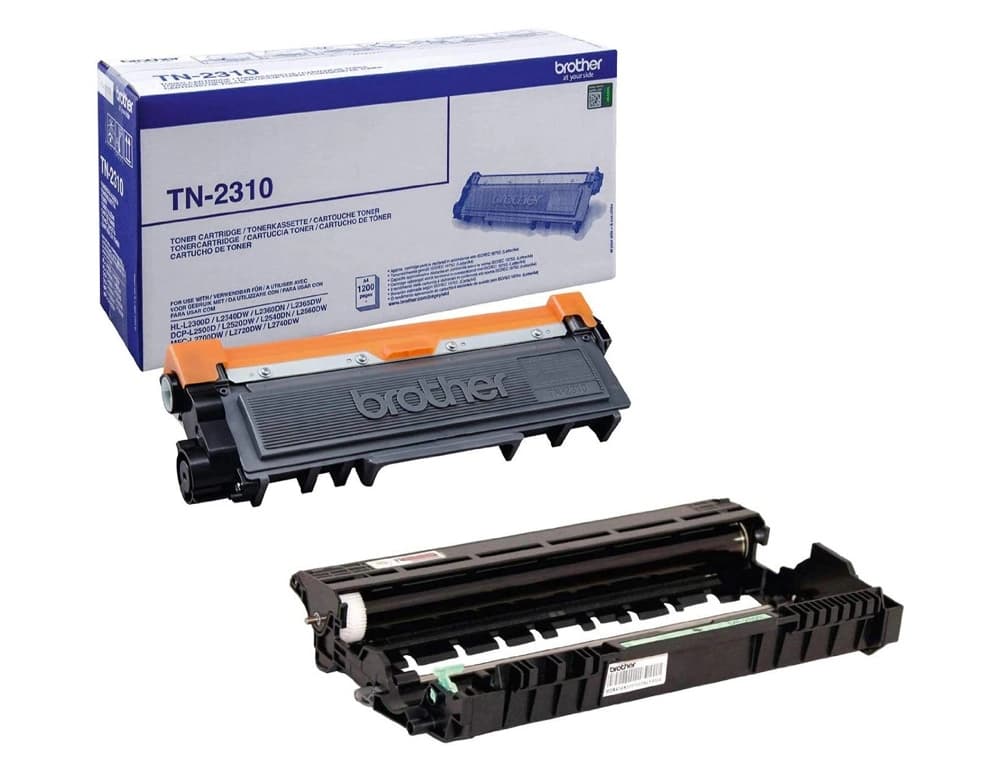 Toner brother tn-2310 dcp-l2500d / hl-l2300d / mfc-l2700dw / mfc-l2720dw negro 1200 pag