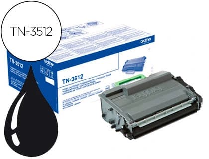 Brother Toner brother tn-3512 dcp-l6600dw / hl-l6300dw / mfc-l6800dw alta capacidad negro 12000 pag