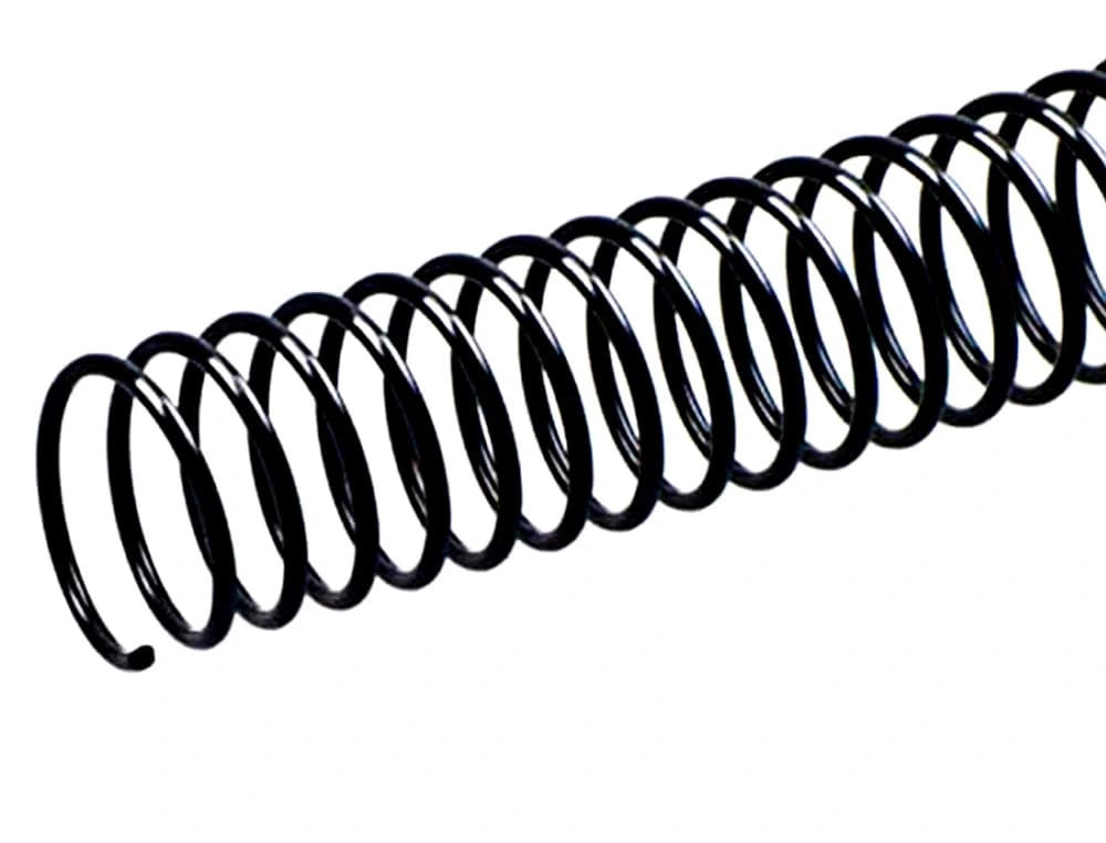 Espiral metalico q-connect 64 5:1 12 mm 1mm caja de 200 unidades