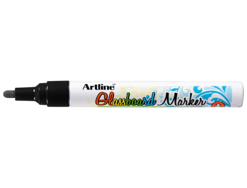 Rotulador artline glass marker especial cristal borrable en seco o humedo