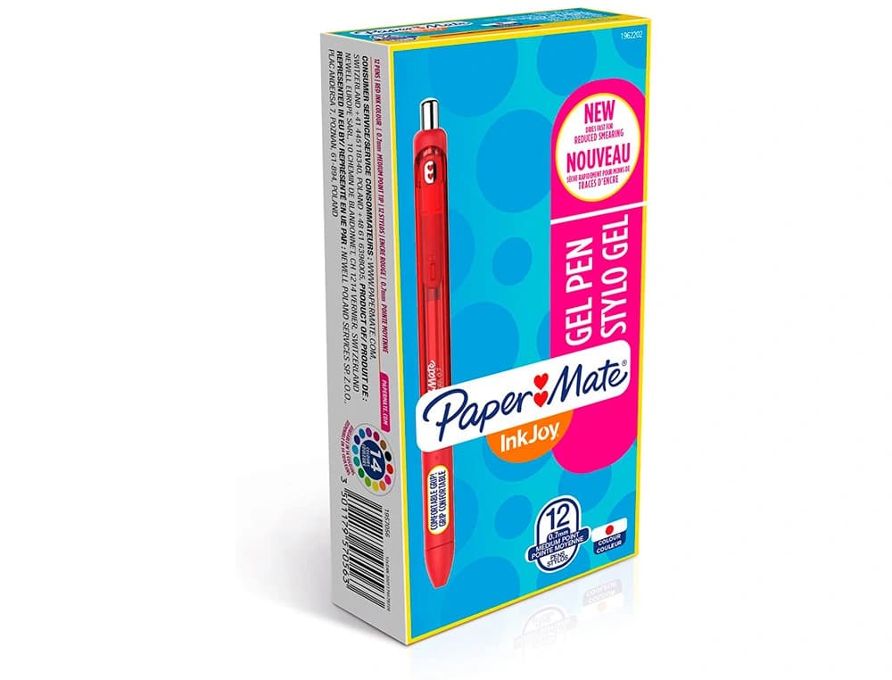 Boligrafo paper mate inkjoy retractil gel pen trazo 0,7 mm