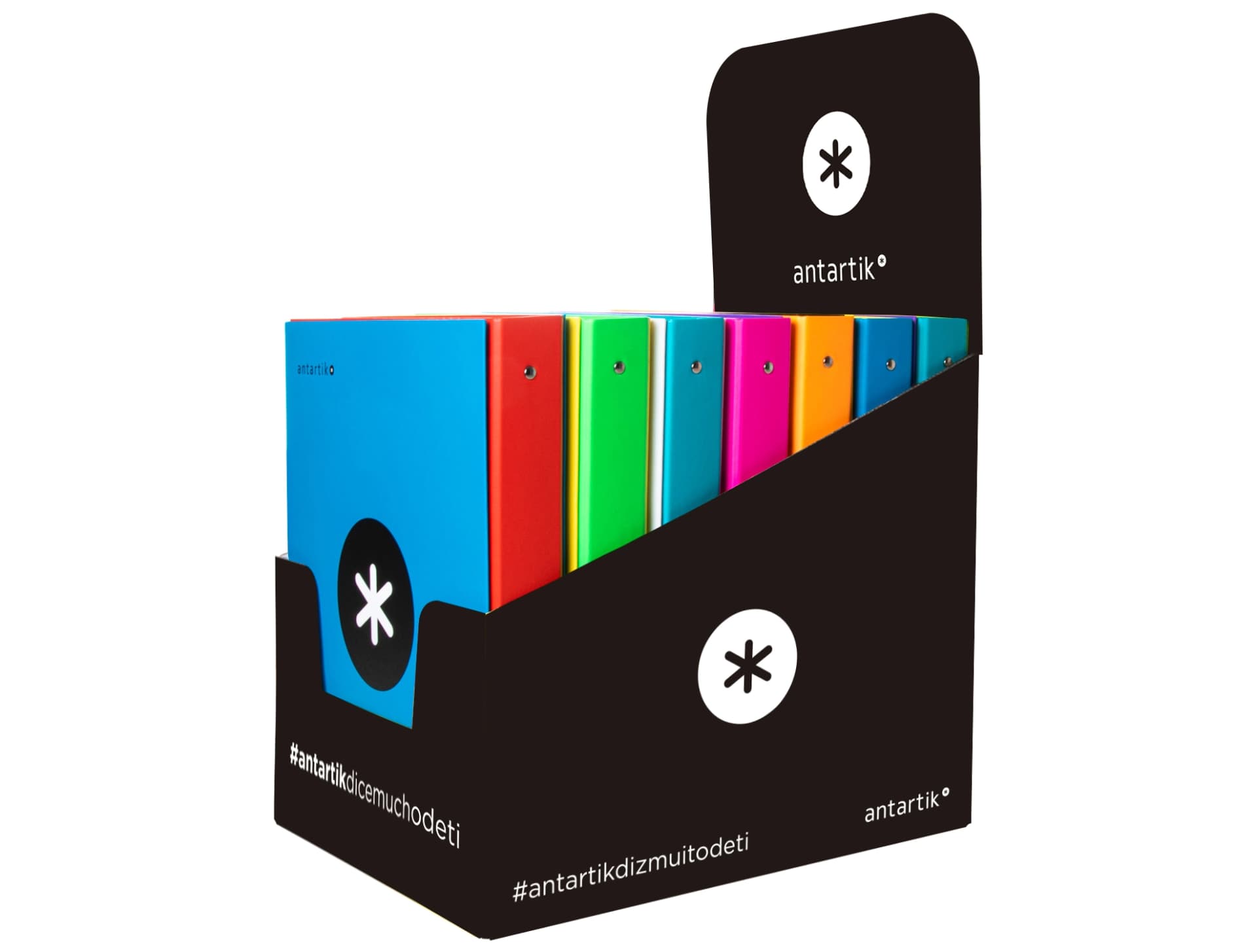 Carpeta antartik a4 forrada 4 anillas 40 mm mixtas