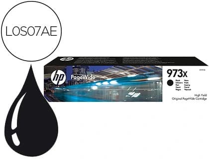 Hp Ink-jet hp jet 973x pagewide 452 / 477 / p55250 / p57750 negro 10000 paginas