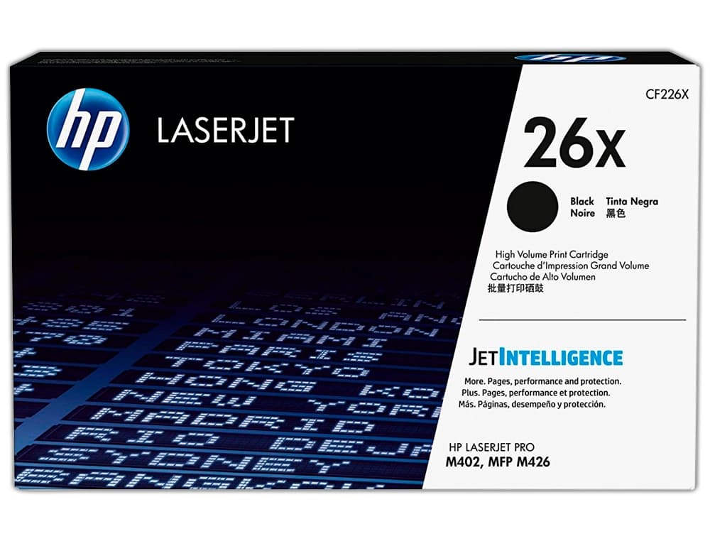 Toner hp 26x laserjet pro m402 / mfp m426 negro 9000 paginas