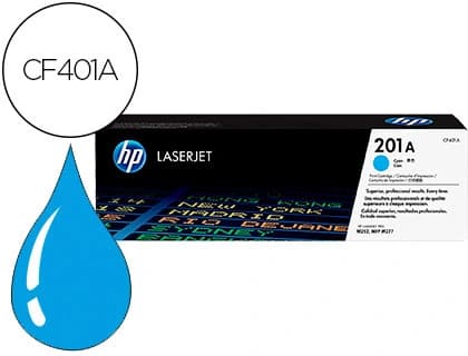 Hp Toner hp color laserjet pro mfp m277 / m274 / m252 cian 1400 paginas