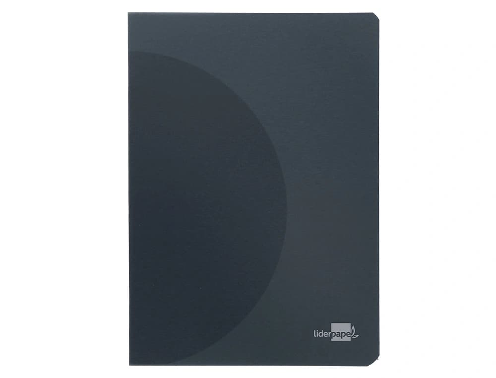 Libreta liderpapel 360 tapa de plastico 48 hojas 90gr horizontal con doble margen tapa