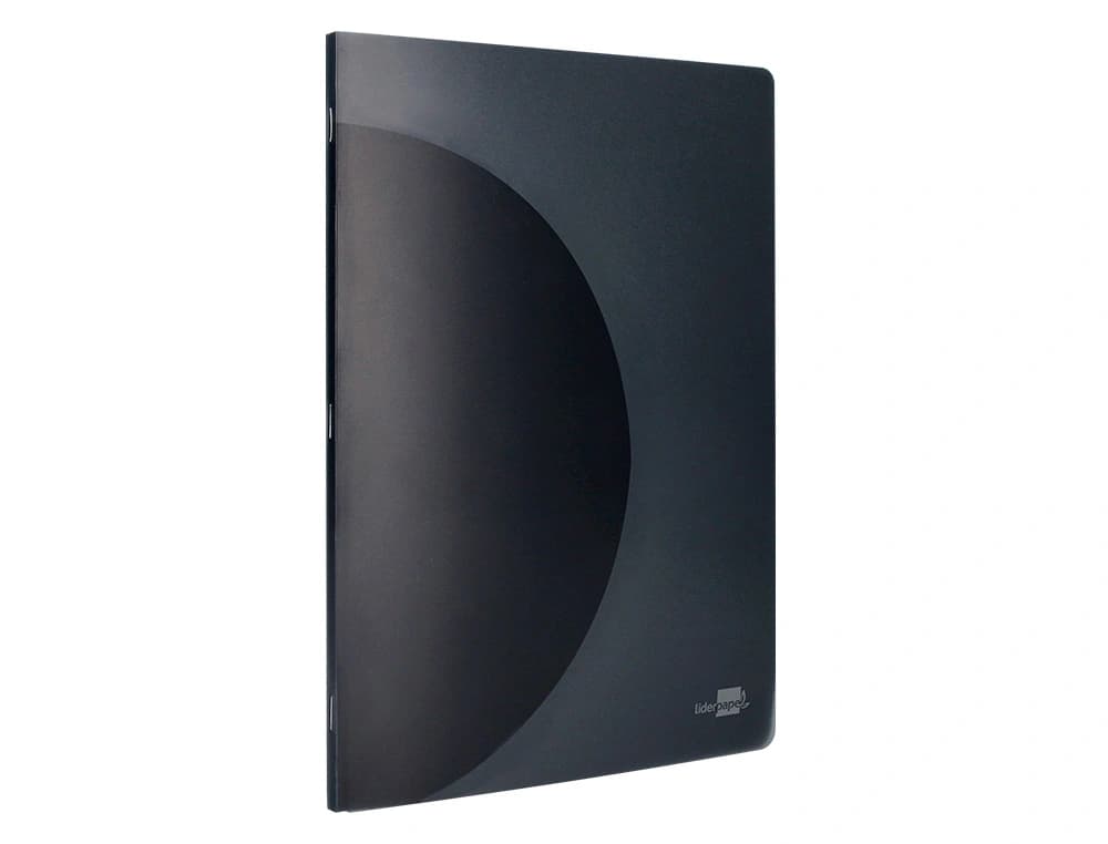 Libreta liderpapel 360 tapa de plastico 48 hojas 90gr horizontal con doble margen tapa