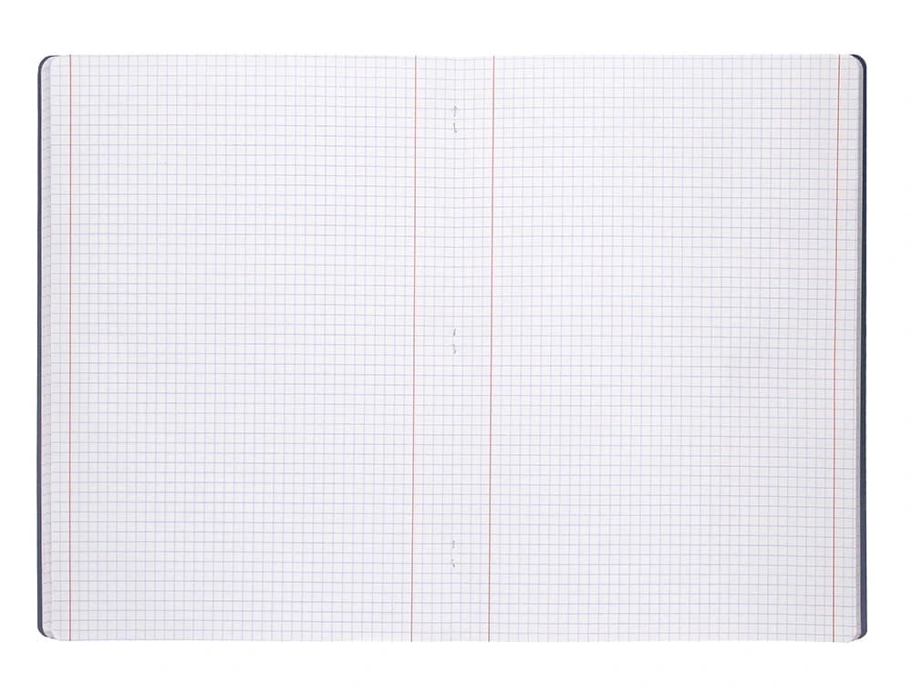 Libreta liderpapel 360 tapa de plastico 48 hojas 90gr 5mm con doble margen tapa