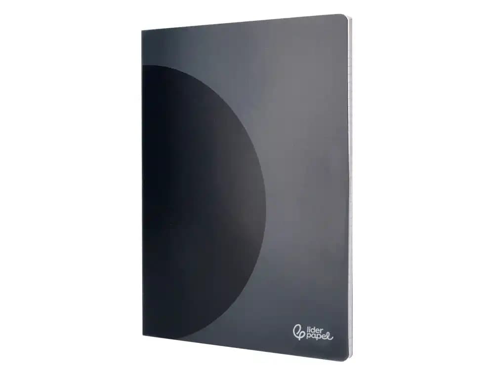 Libreta liderpapel 360 tapa de plastico 48 hojas 90gr 5mm con doble margen tapa