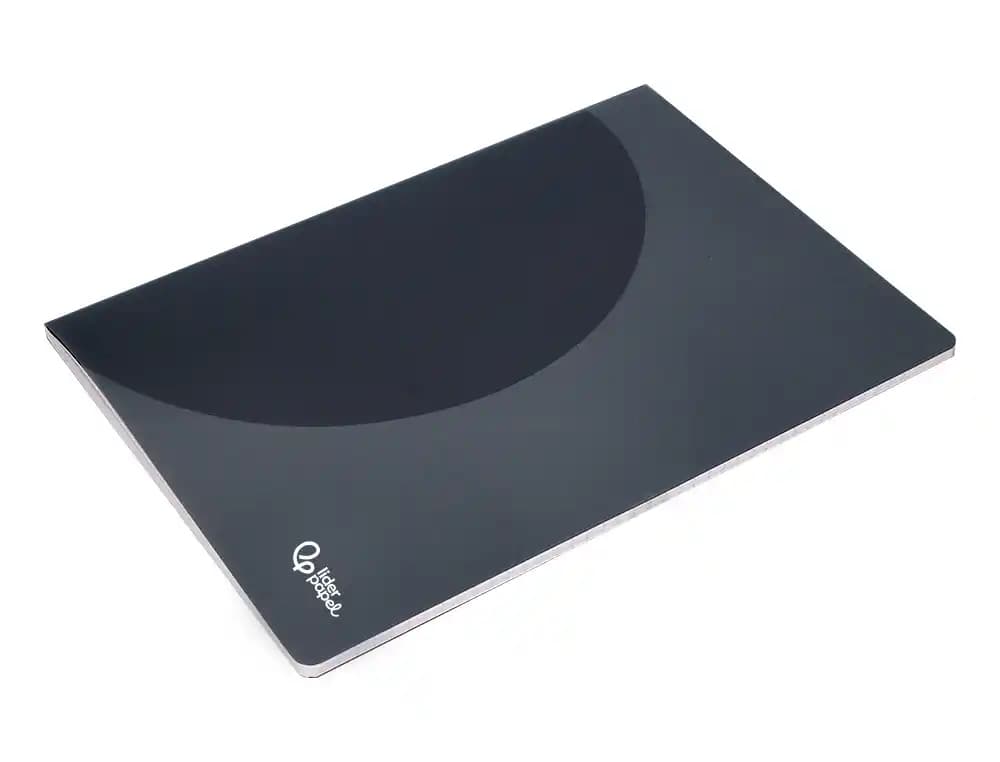 Libreta liderpapel 360 tapa de plastico 48 hojas 90gr 5mm con doble margen tapa