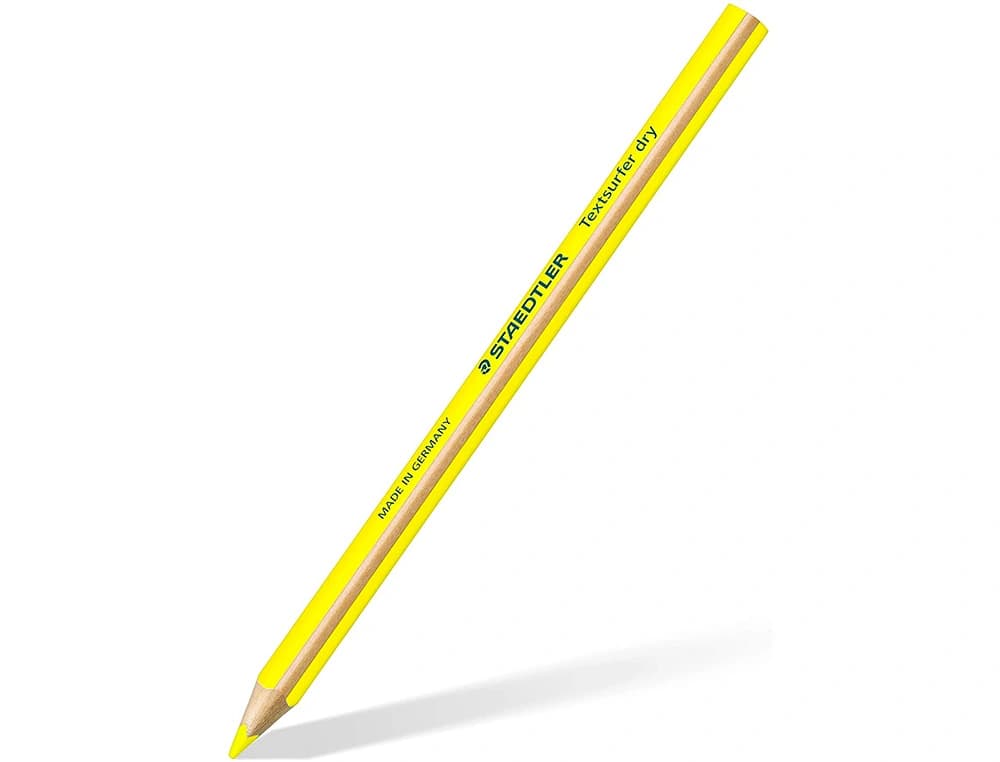 Lapices fluorescente staedtler textsurfer dry triangular caja de 12 unidades