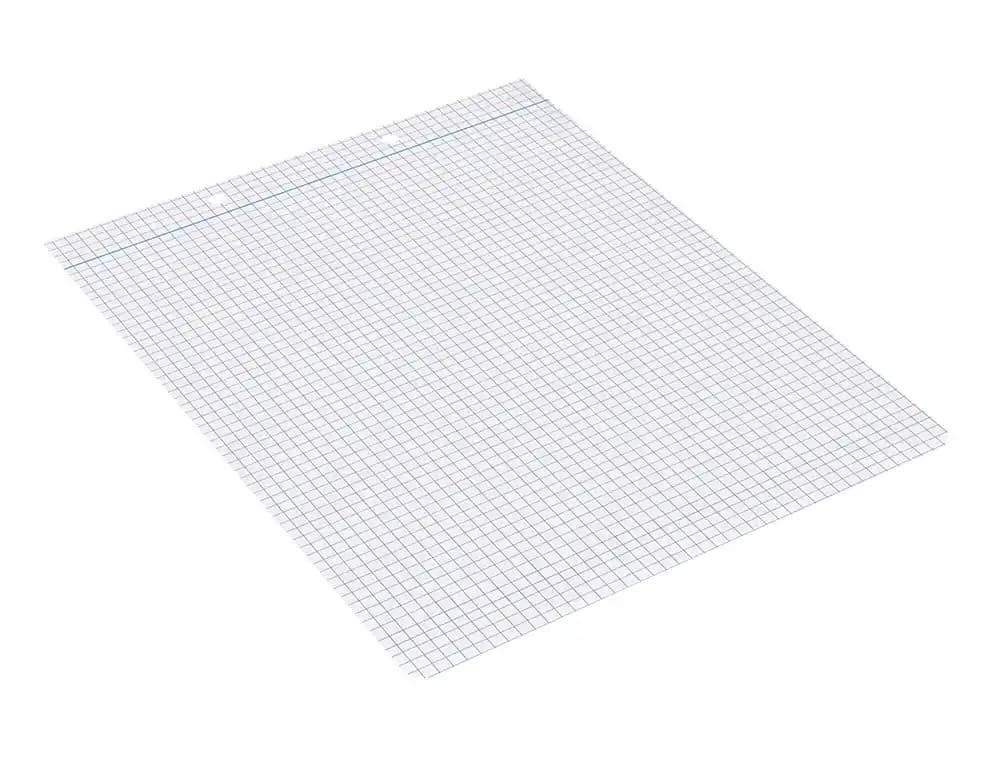 Recambio liderpapel cuarto apaisado 100 hojas 60gr cuadro 4 mm 2 taladros con margen