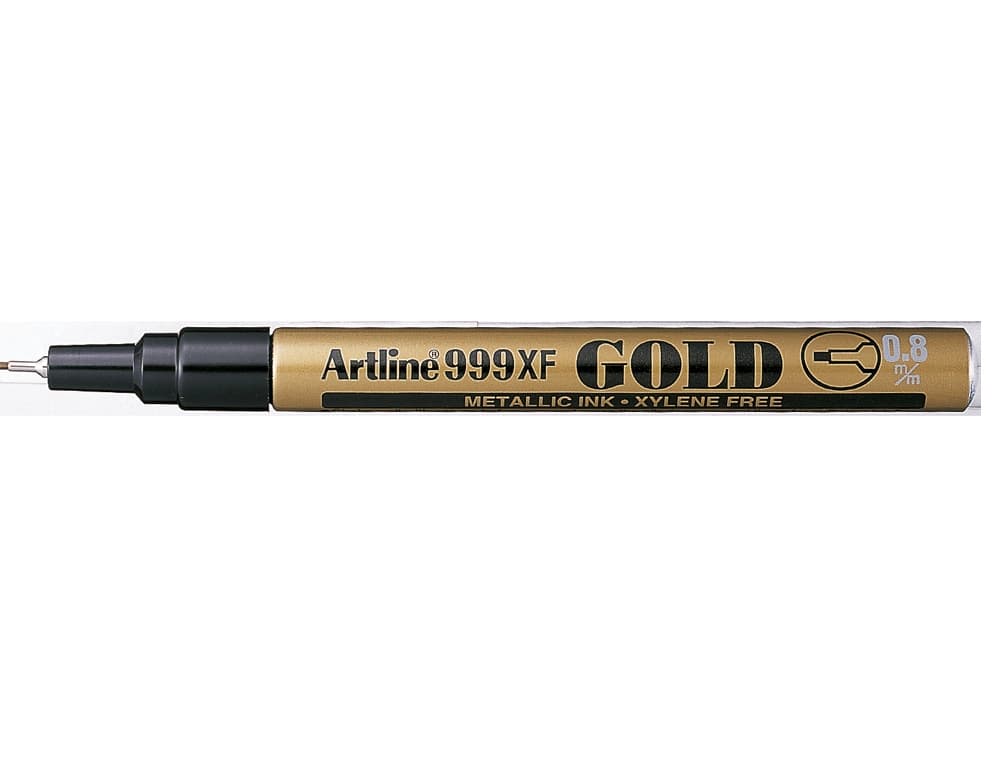 Rotulador artline marcador permanente tinta metalica ek-999 punta redonda 0.8 mm