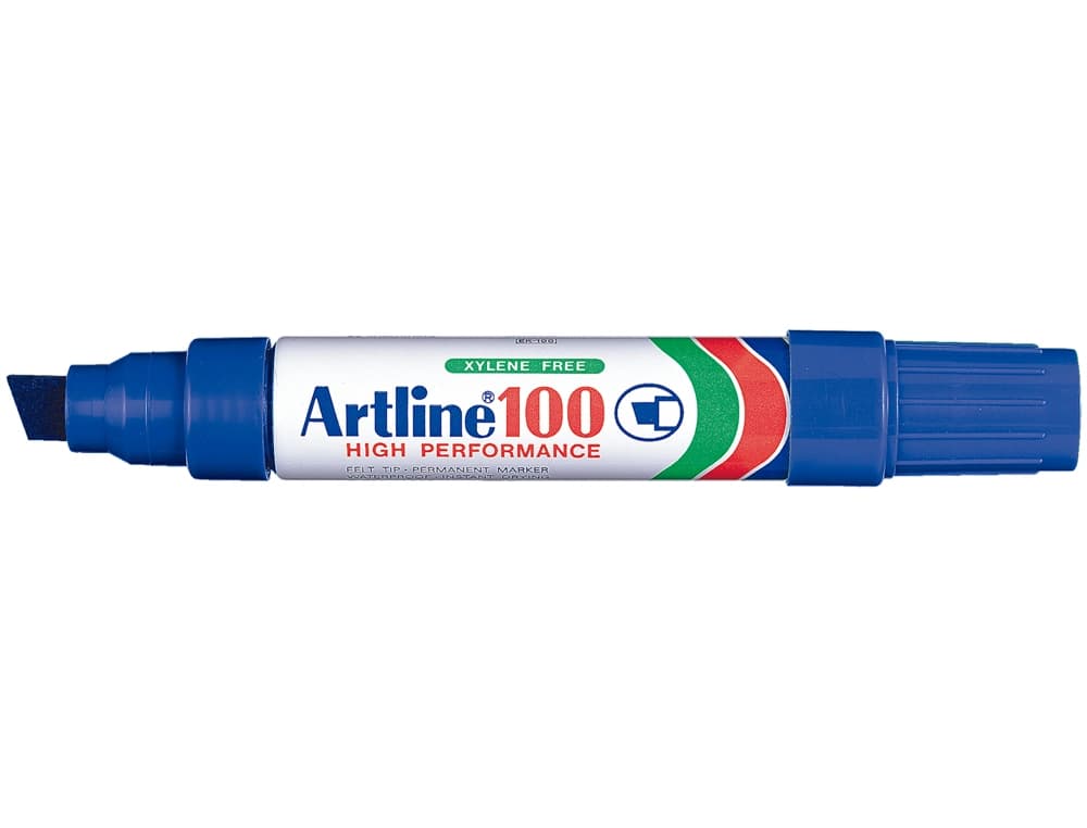 Rotulador artline marcador permanente 100 punta biselada