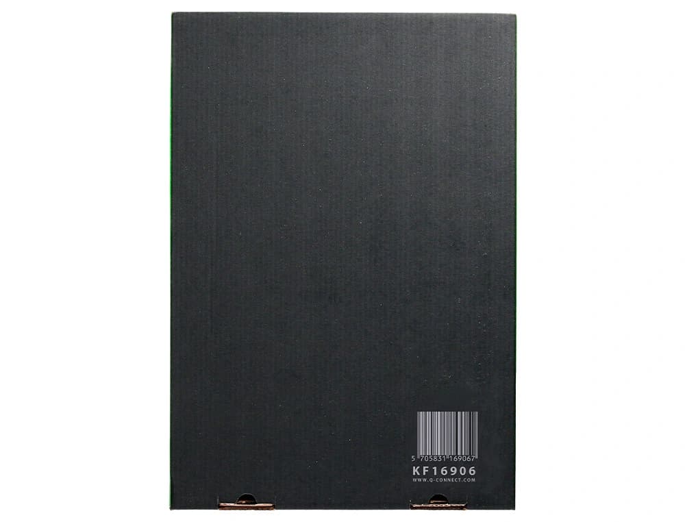 Funda multitaladro q-connect din a4 100 mc cristal bolsa de 10 unidades