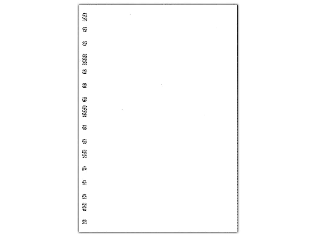 Recambio multifin 3005 folio natural liso blanco 50 hojas 215x310 mm