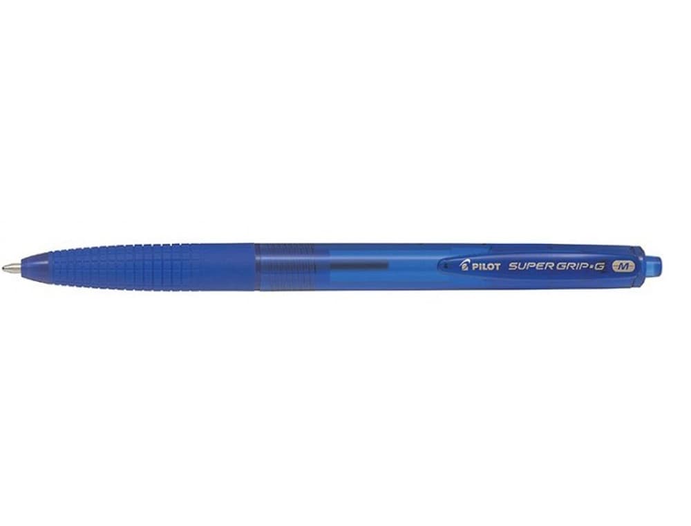 Boligrafo pilot super grip g retractil sujecion de caucho tinta base de aceite