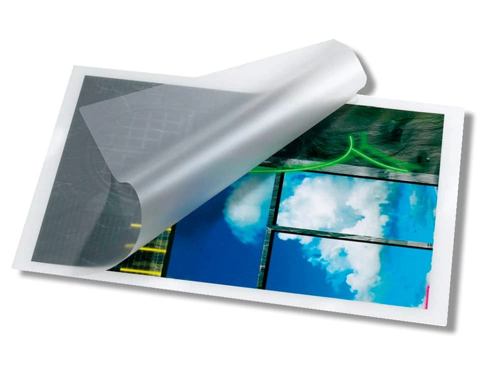 Bolsa de plastificar q-connect 105 x 148 mm din a6 125 mc caja de 100 unidades