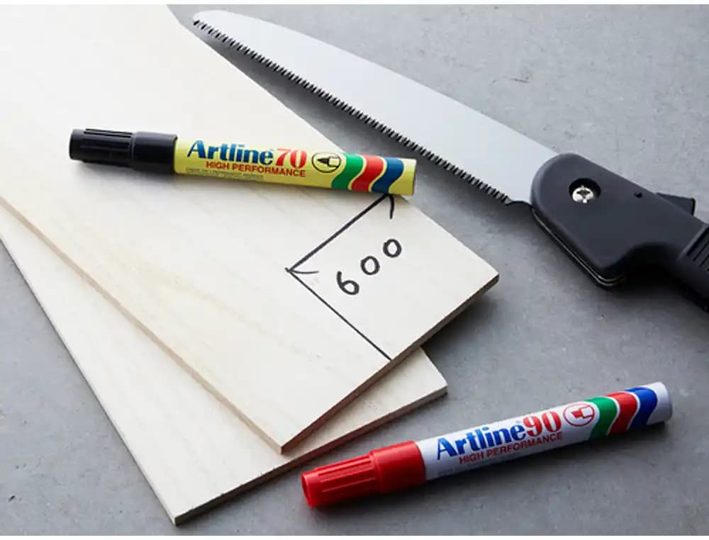 Rotulador artline marcador permanente ek-70 punta redonda 1.5 mm papel metal y cristal