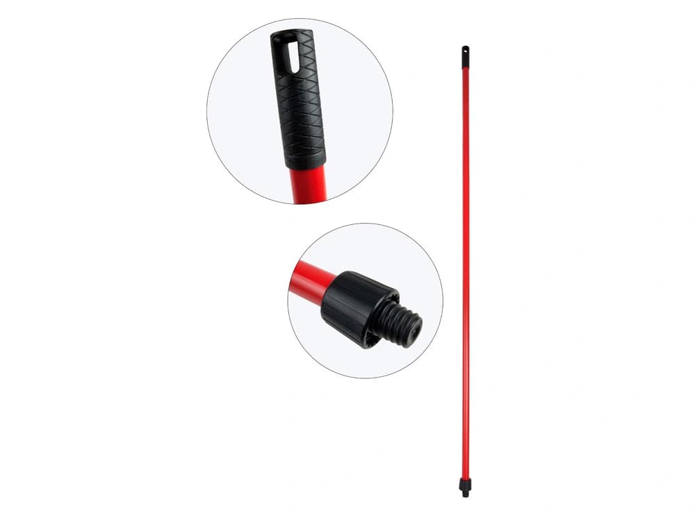 Palo de escoba o fregona metal universal con adaptador sp 140 cm