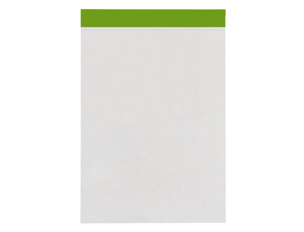 Bloc notas liderpapel liso 80 hojas 60 g/m2 perforado sin tapa