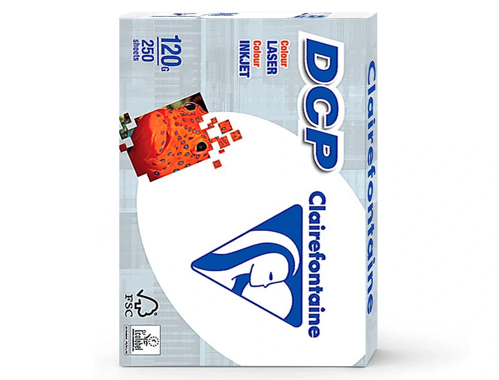 Papel fotocopiadora clairefontaine 120 gramos paquete de 250 hojas