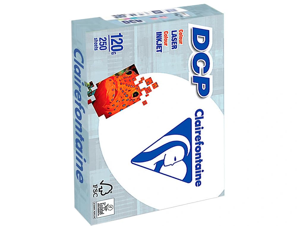 Papel fotocopiadora clairefontaine 120 gramos paquete de 250 hojas