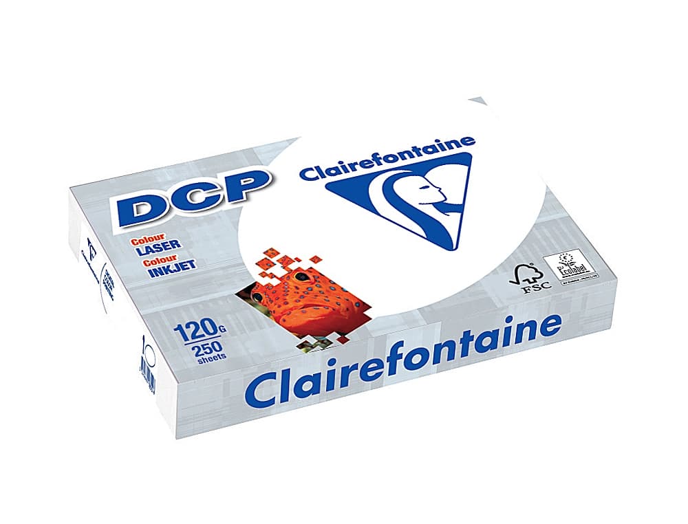 Papel fotocopiadora clairefontaine 120 gramos paquete de 250 hojas