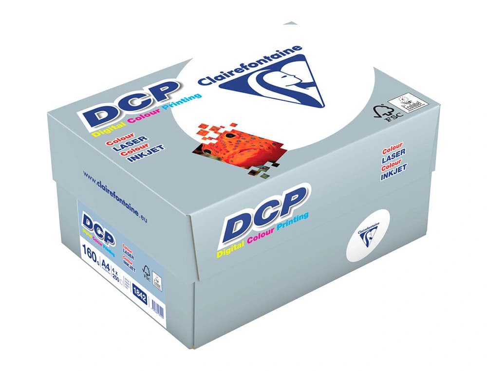 Papel fotocopiadora clairefontaine 160 gramos paquete de 250 hojas