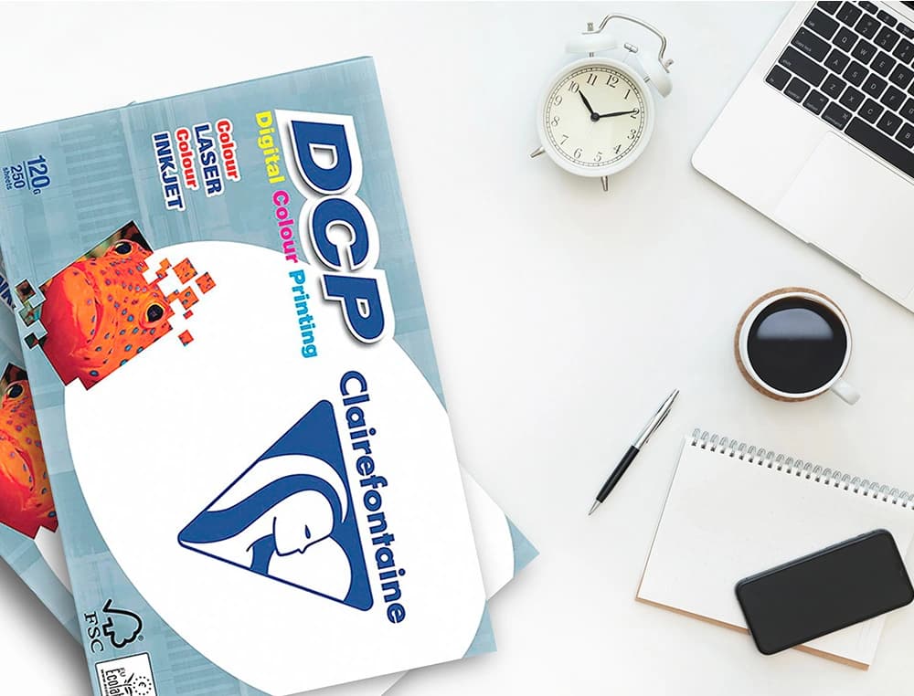 Papel fotocopiadora clairefontaine 160 gramos paquete de 250 hojas