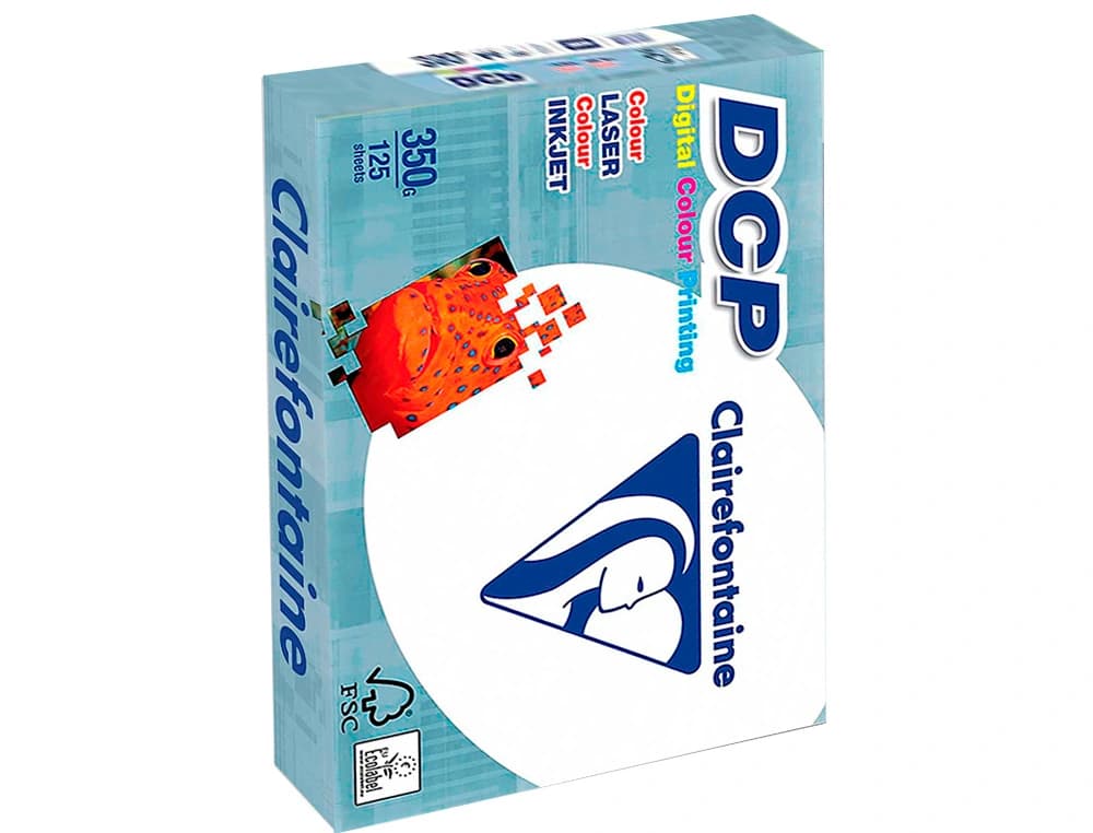 Papel fotocopiadora clairefontaine paquete de 125 hojas