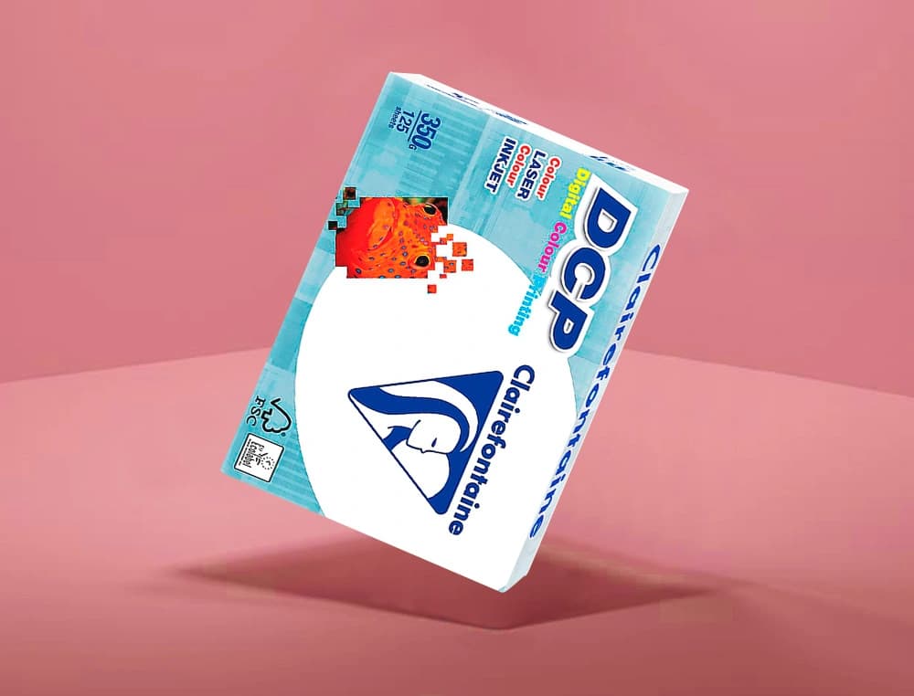 Papel fotocopiadora clairefontaine paquete de 125 hojas