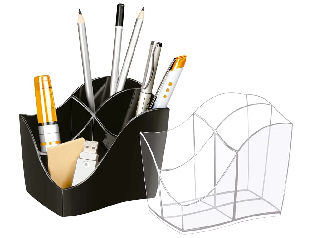 Cubilete portalapices cep gama ellypse plastico 118x89x98 mm