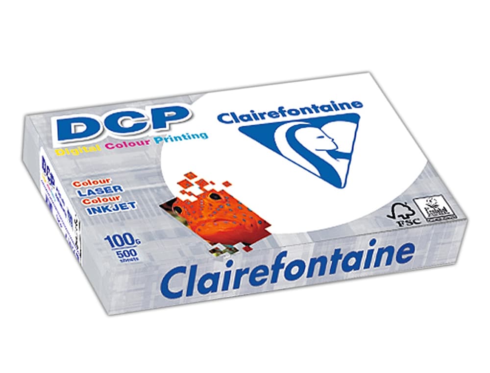 Papel fotocopiadora clairefontaine 100 gramos paquete de 500 hojas