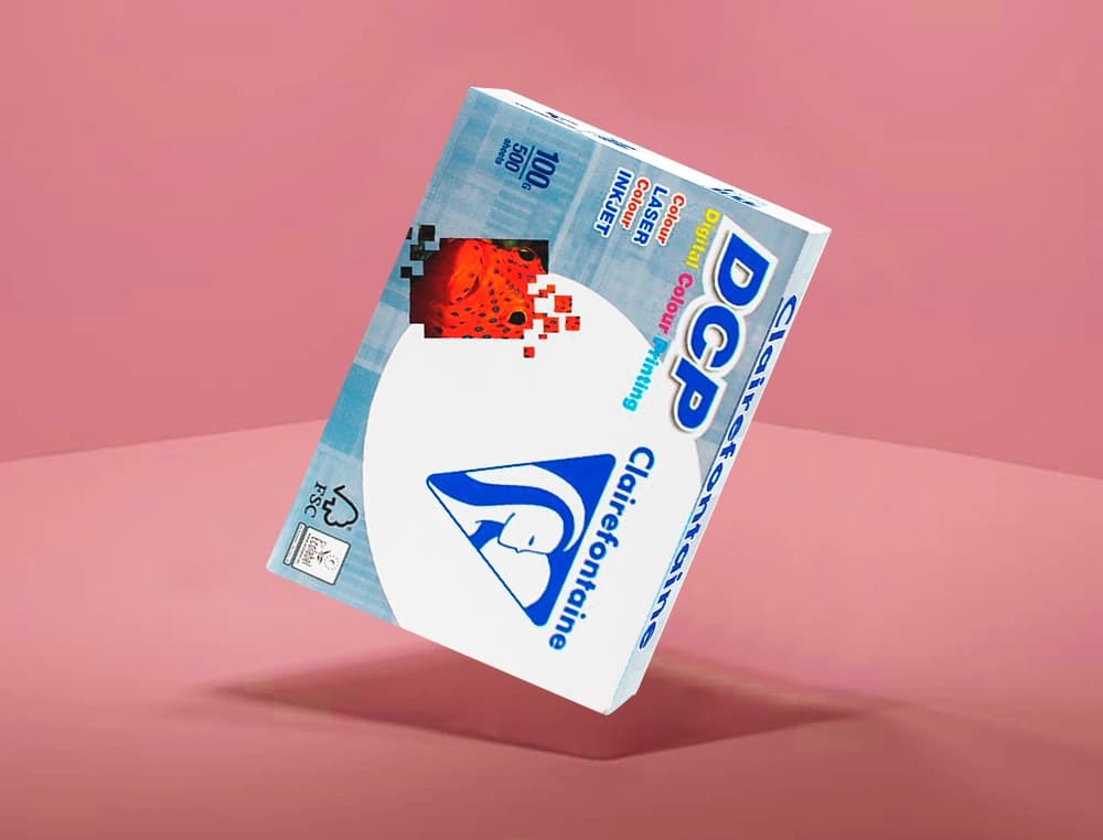 Papel fotocopiadora clairefontaine 100 gramos paquete de 500 hojas