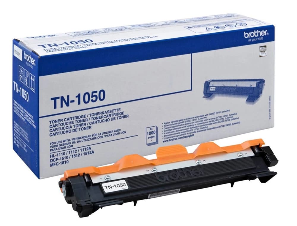 Toner brother tn-1050 hl1110 dcp1510 mfc1810 negro -1000 pag