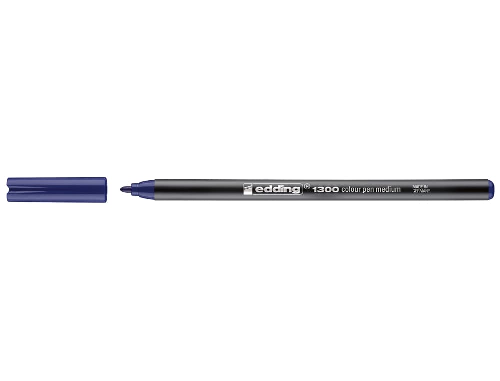 Rotulador Edding 1300 de punta de fibra redonda de 2 mm – Azul