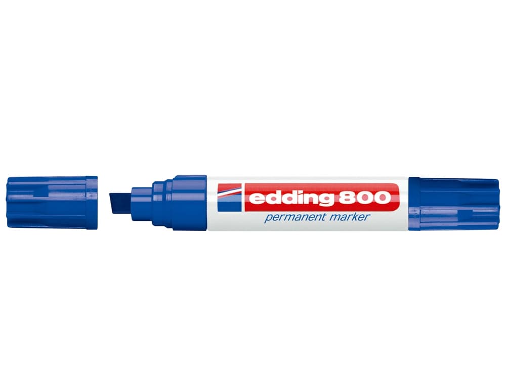 Rotulador edding marcador permanente 800 punta biselada 12 mm