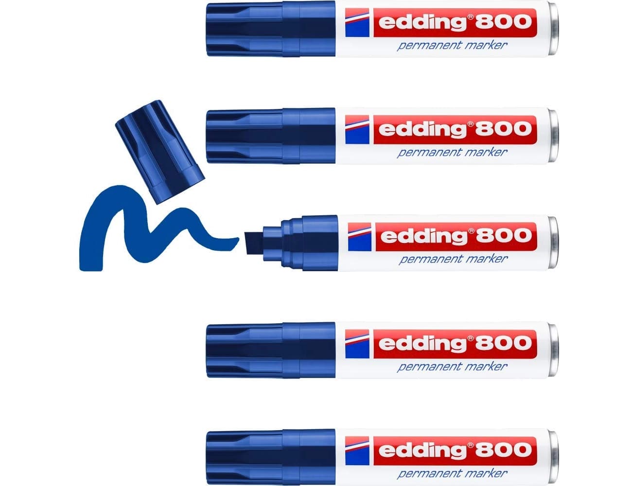 Rotulador edding marcador permanente 800 punta biselada 12 mm