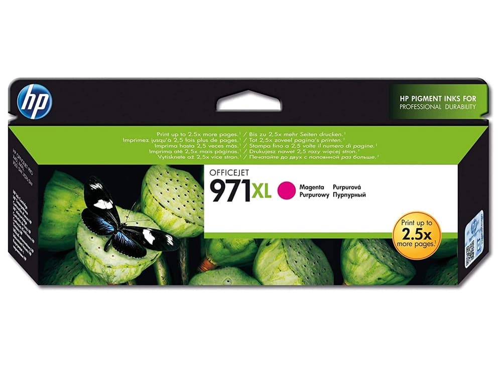 Ink-jet hp 971xl x451dn x451dw/551dw x476dn x476dw x576dw 6600 pag