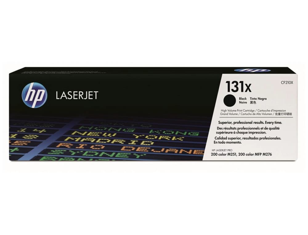 Toner hp 131x laserjet pro 200/ m251 cf210x negro 2400 pag