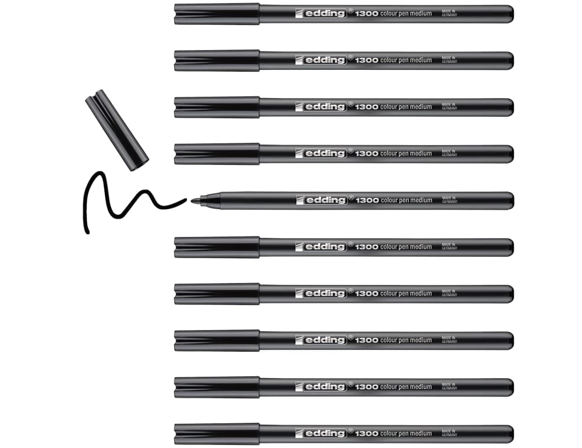 Rotulador edding punta fibra 1300 punta redonda 2 mm
