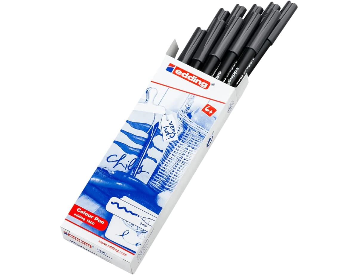 Rotulador edding punta fibra 1300 punta redonda 2 mm