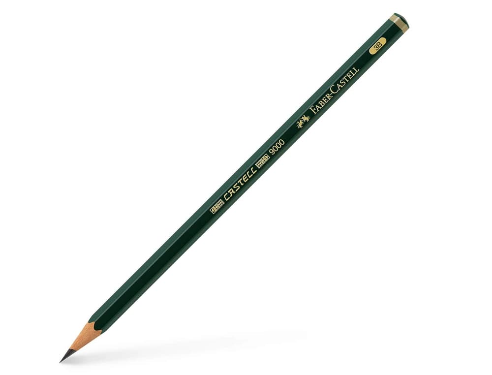 Lapices de grafito faber 9000 3b unidad