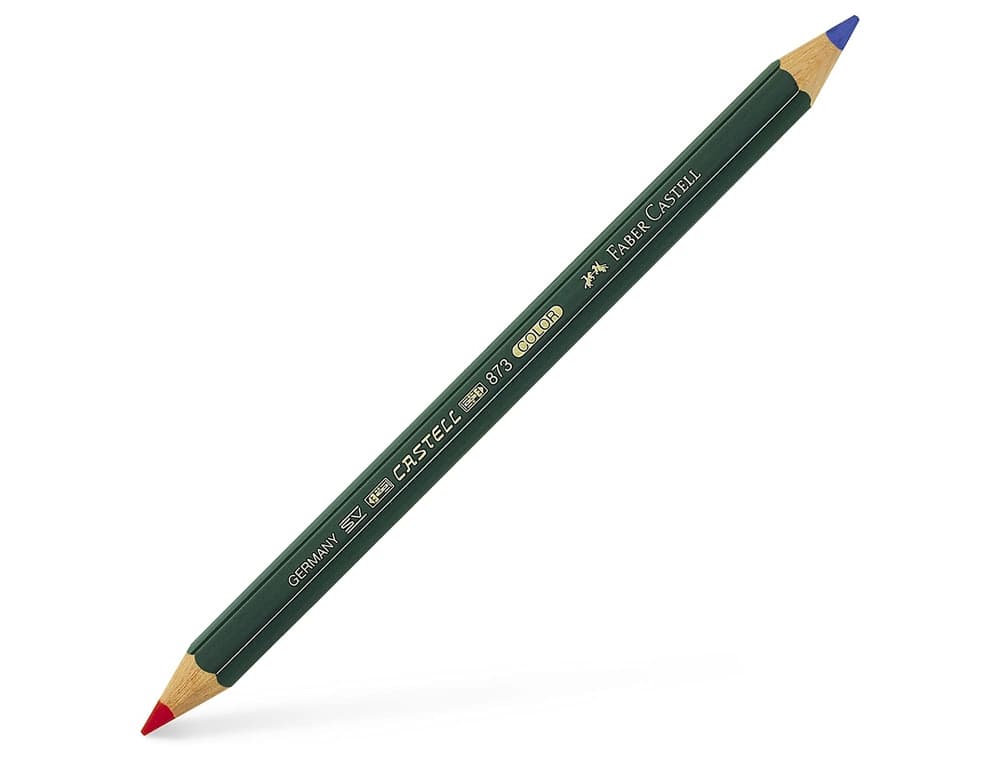 Lapices bicolor faber castell goldfaber rojo/azul unidad
